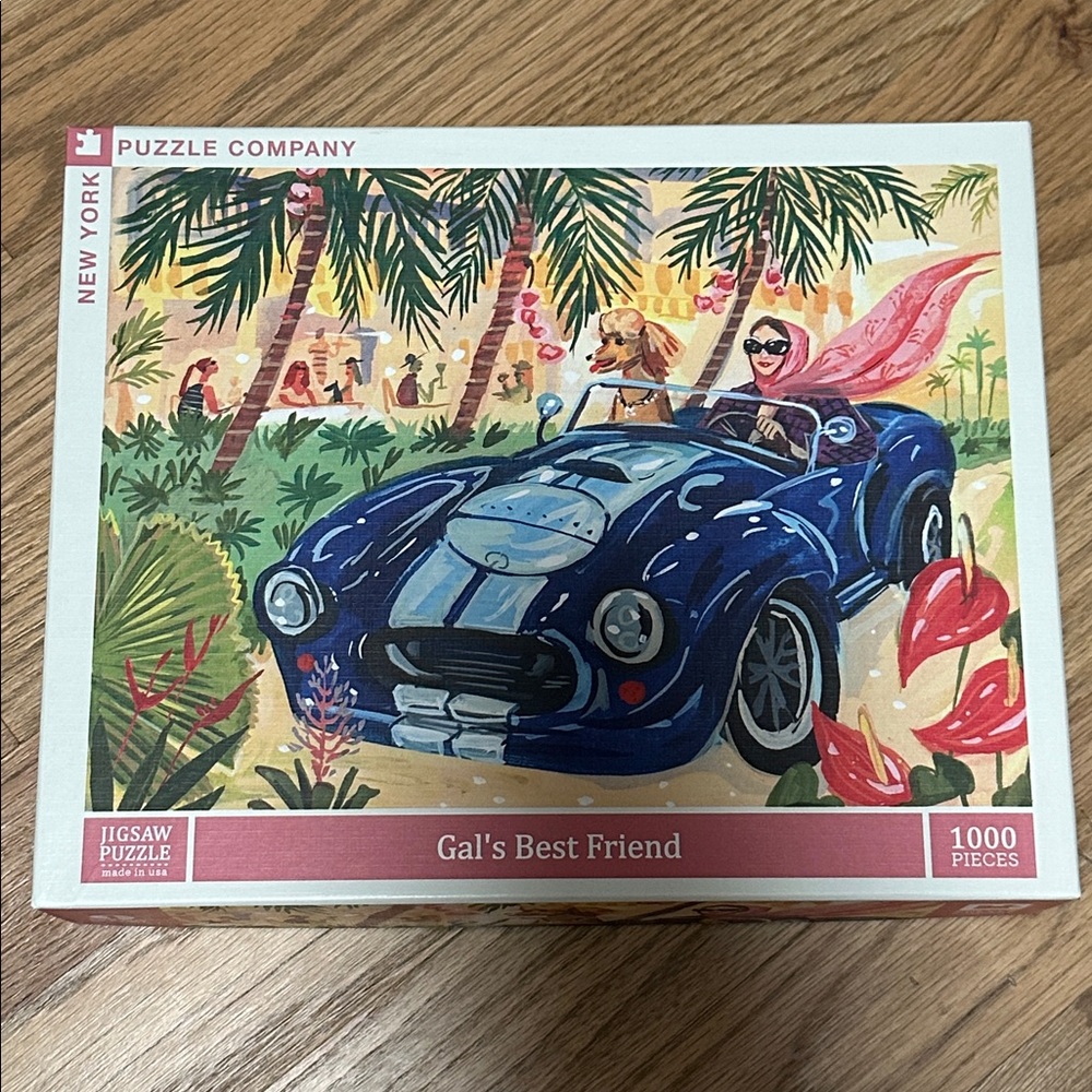 New York Puzzle Company Gal’s Best Friend 1000 piece Puzzle  *New in box